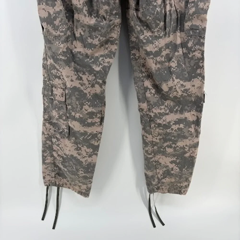 Army Combat Uniform ACU Trousers Small Long 30x34  Digital Camo Pants rip stop